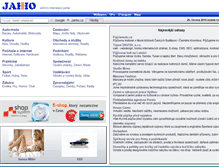 Tablet Screenshot of jahho.cz